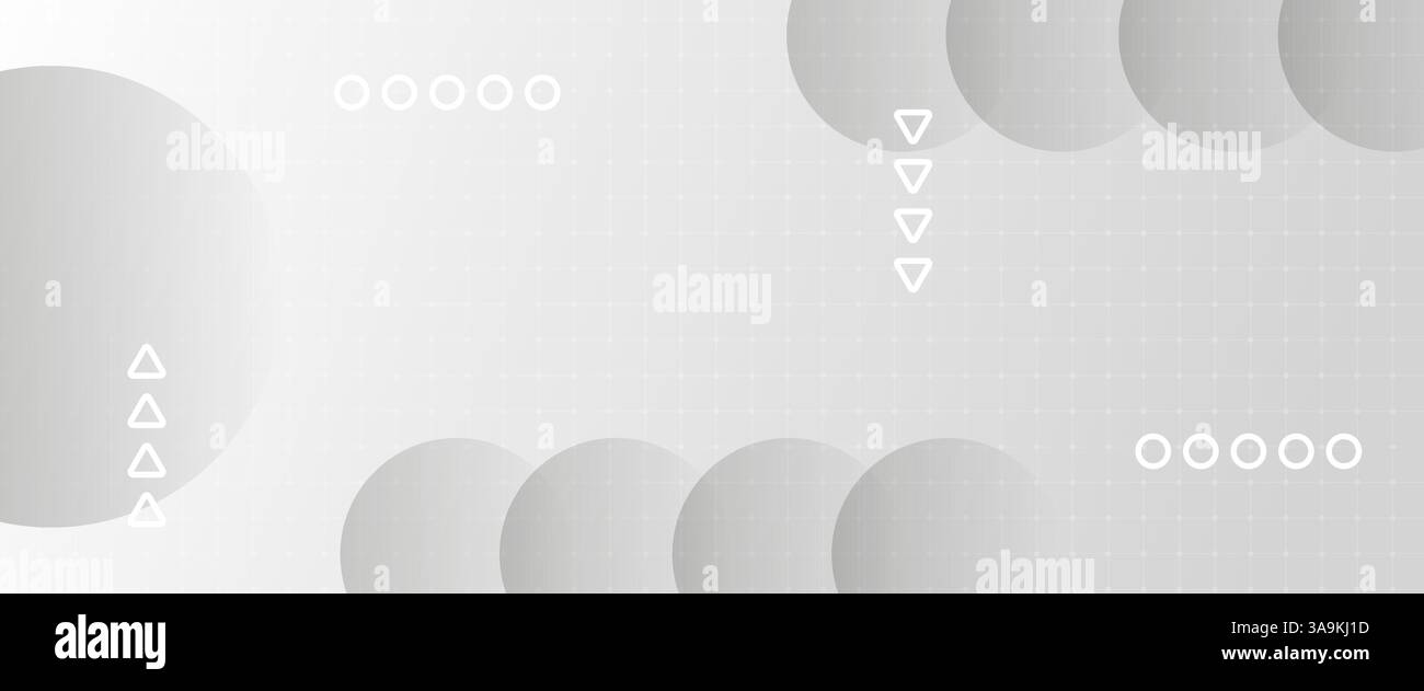Trendy geometric background with transparent spheres Stock Vector
