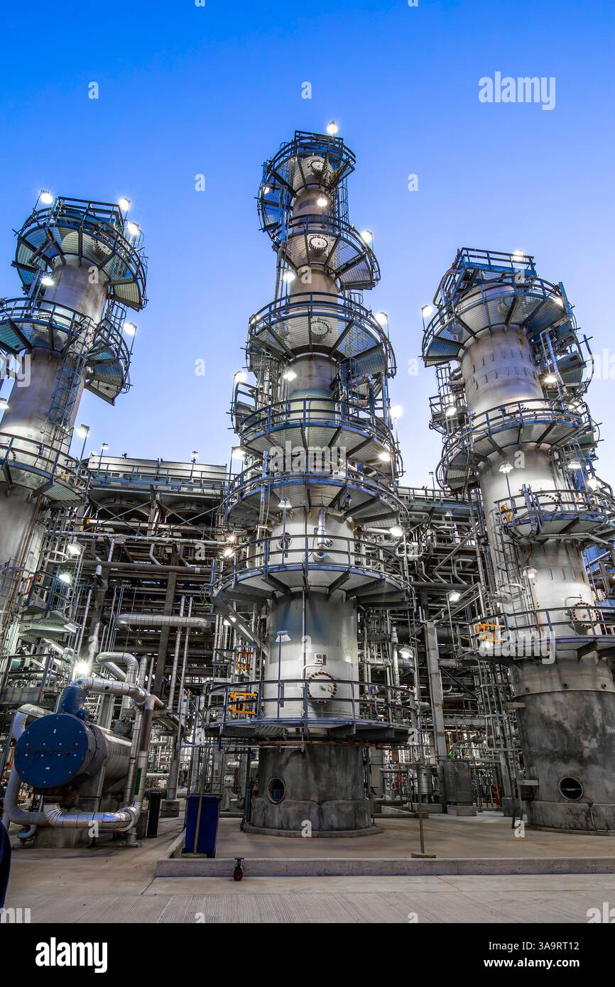 Images around a refining complex Stock Photo - Alamy