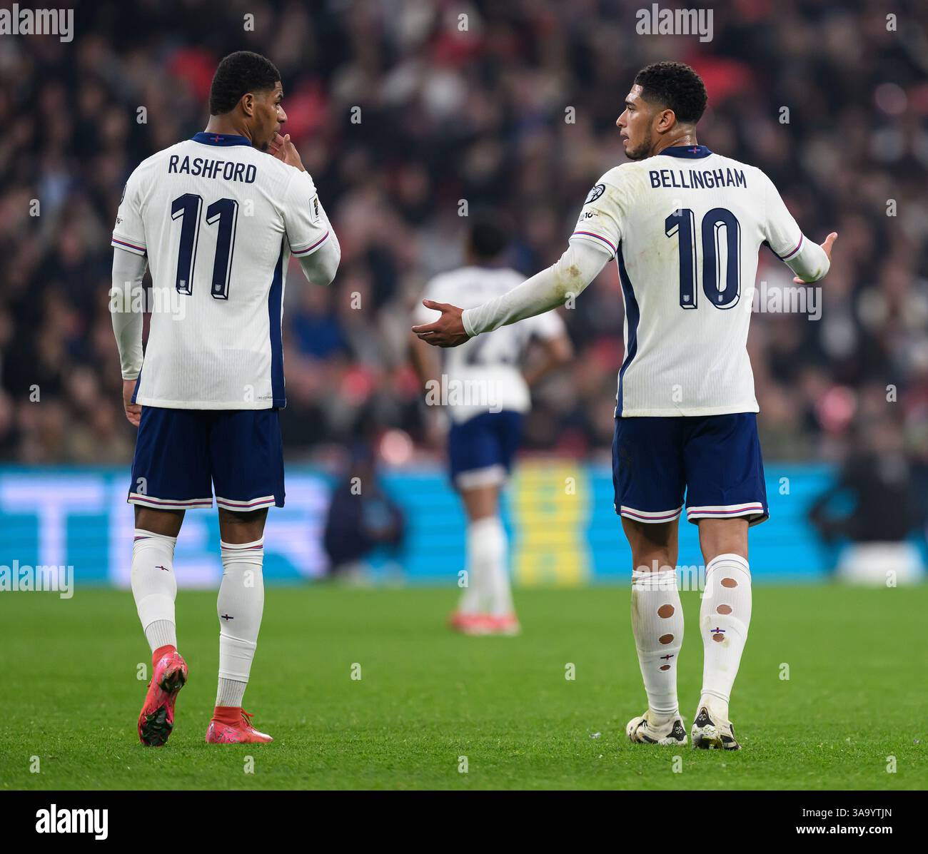 London, UK. 24th Mar, 2025. England v Latvia - UEFA World Cup Qualifier ...