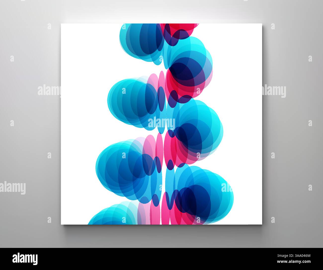 Abstract background. Spiral. 3d vector illustration. Design for banner, flyer, poster, cover or brochure. Stock Vector