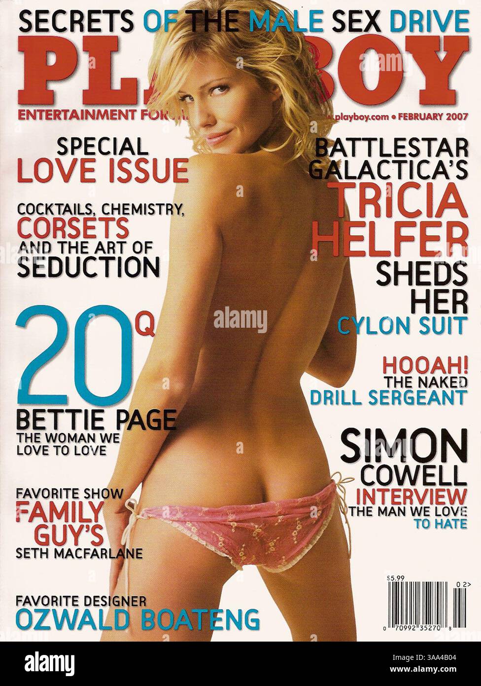 Jan 10, 2007; Hollywood, CA, USA; 'Battlestar Galactica' babe TRICIA HELFER is featured on the