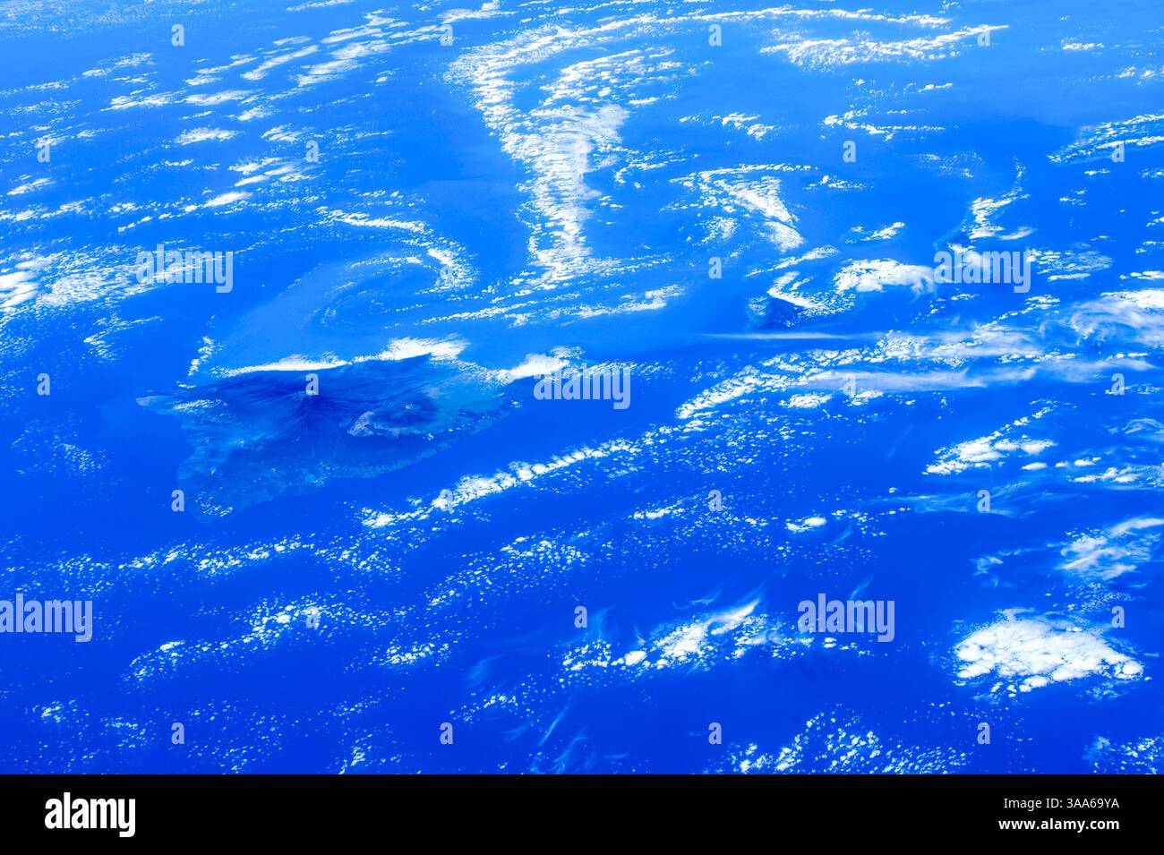 Hawaiian Volcanoes, Vogs, and Vortices Stock Photo