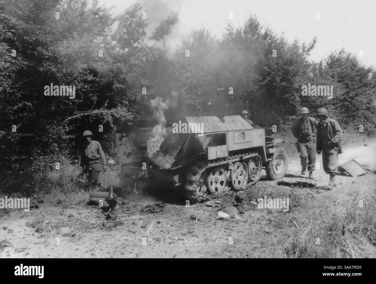 Ww2 normandy bocage Black and White Stock Photos & Images
