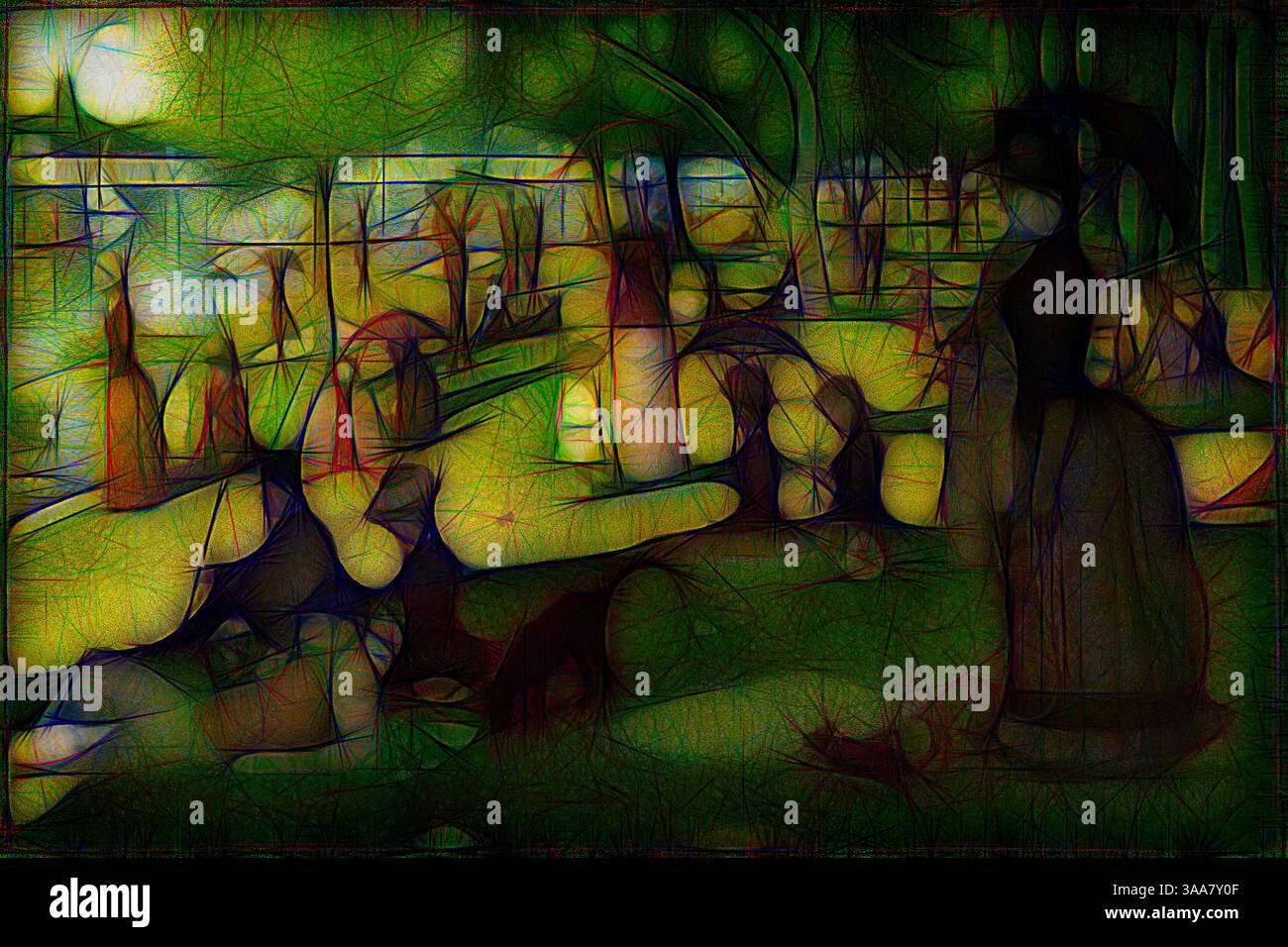 Distorted forms of trees hi-res stock photography and images - Alamy