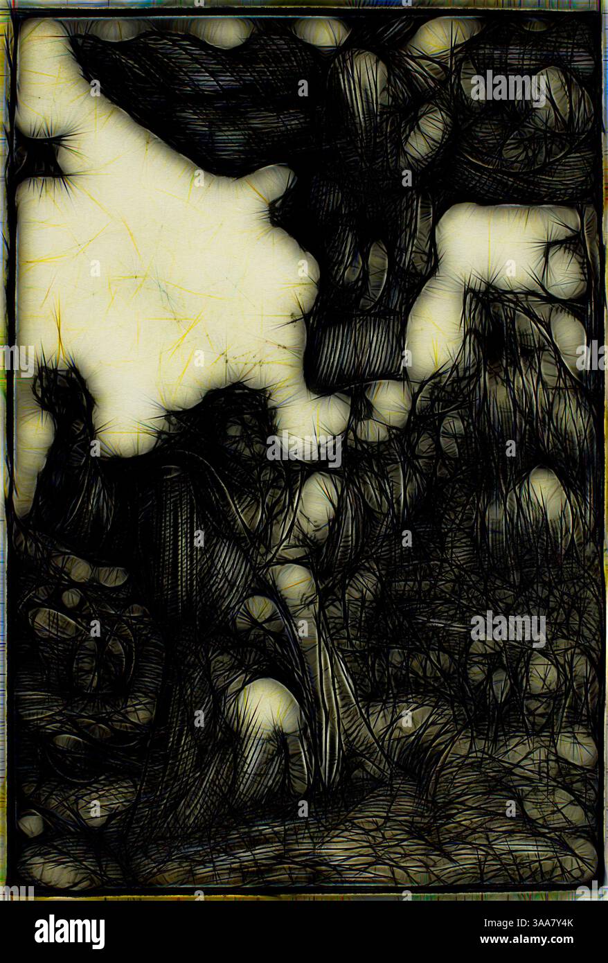 Mysterious scene unfolds figures hi-res stock photography and images ...