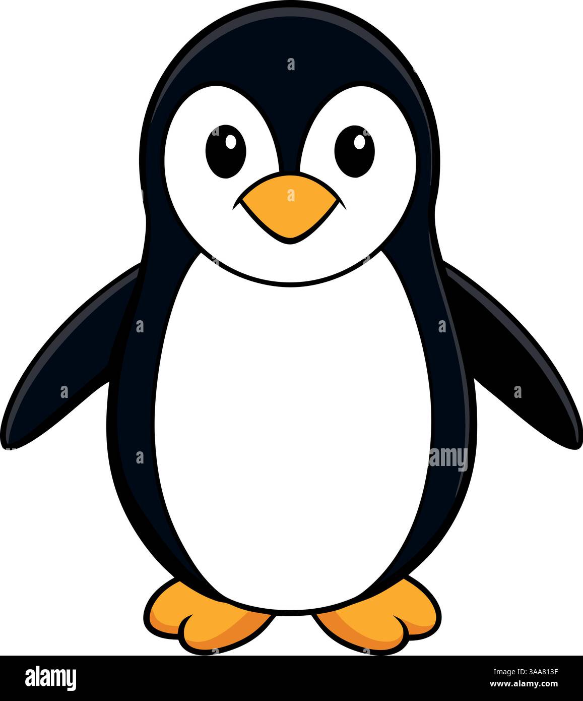 Two penguin Stock Vector Images - Alamy