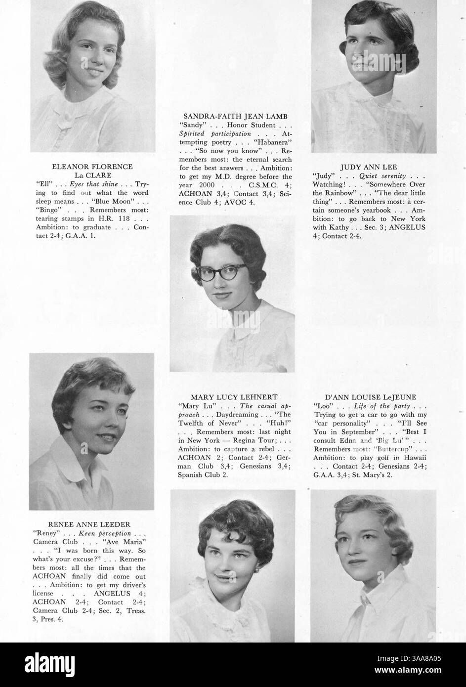 The Angelus Yearbook for 1960 captures the students, faculty, athletics ...