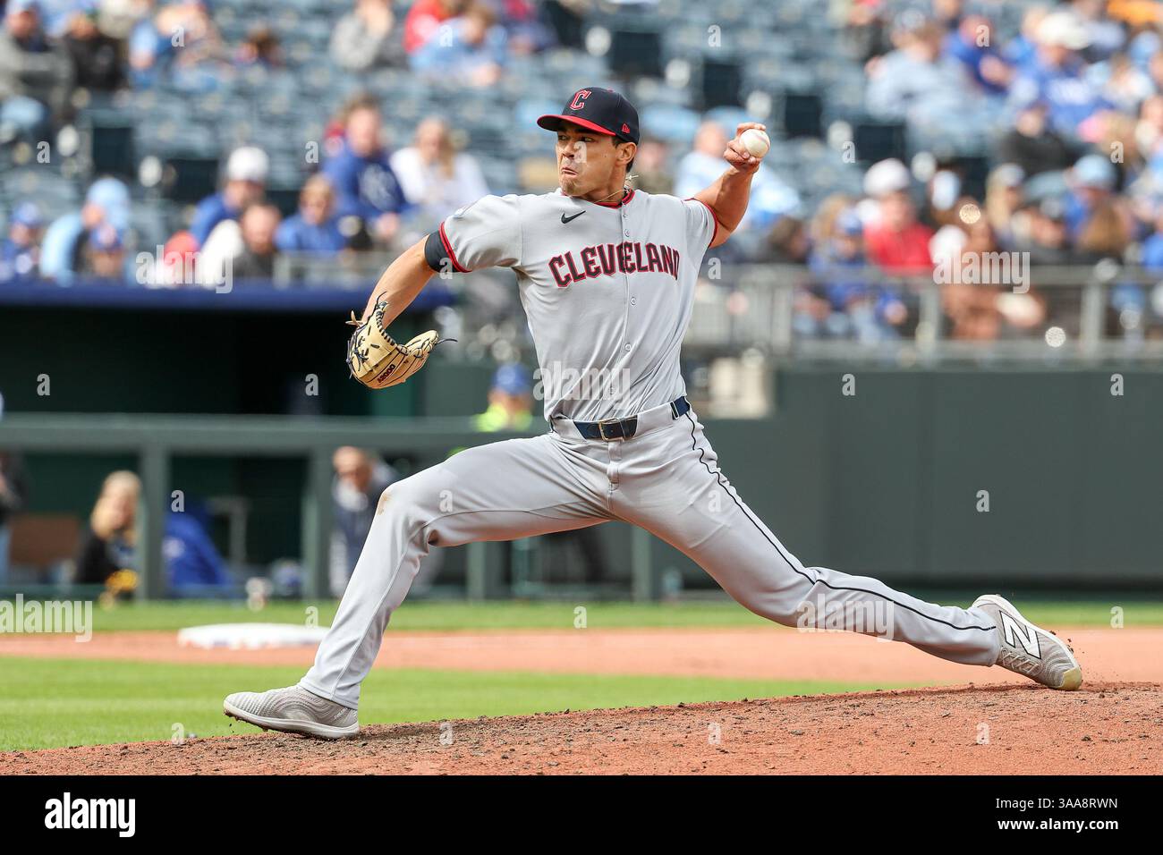 March 30, 2025: Cleveland Guardians relief pitcher Joey Cantillo (54