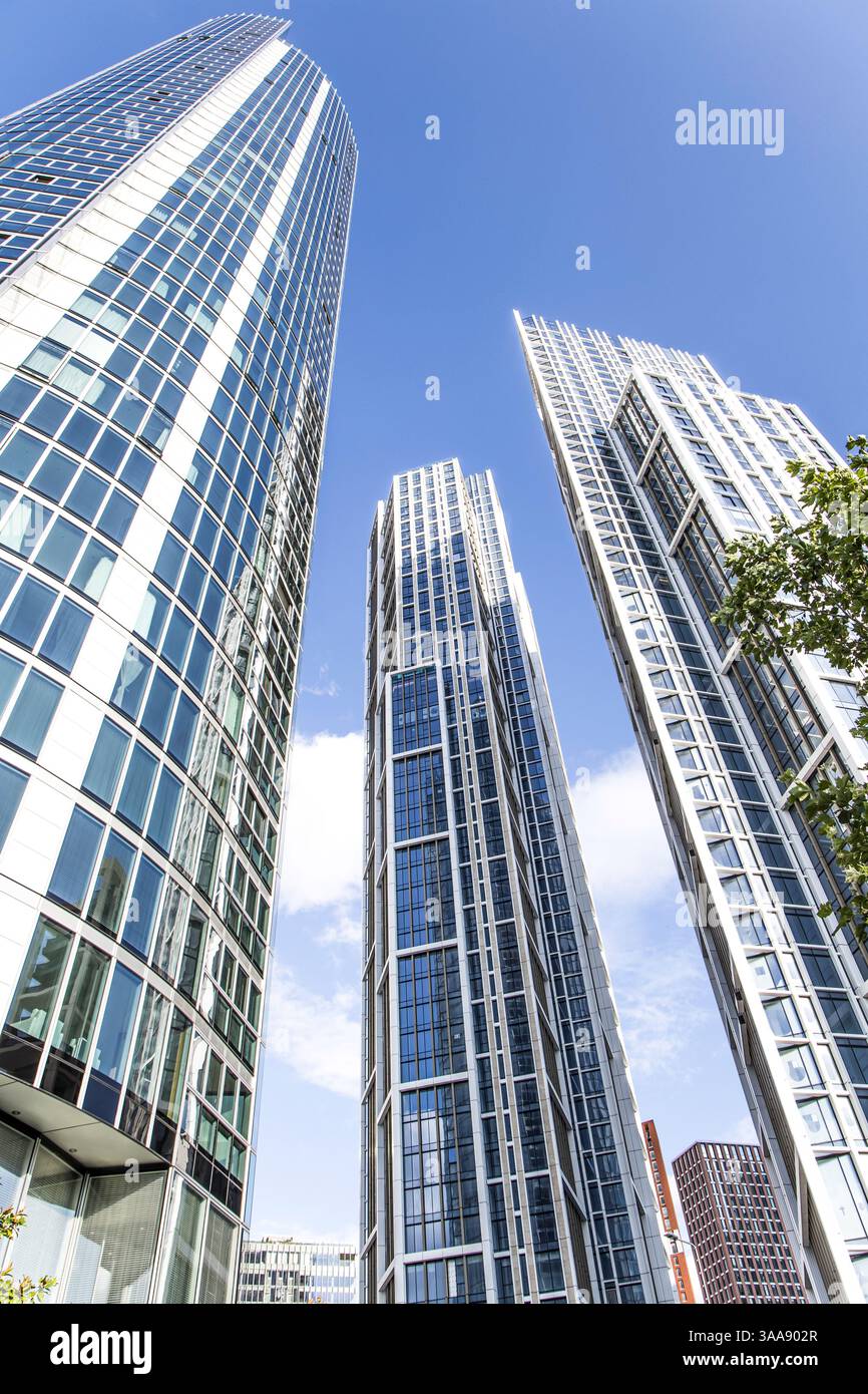 Glass And Steel High Rise Buildings