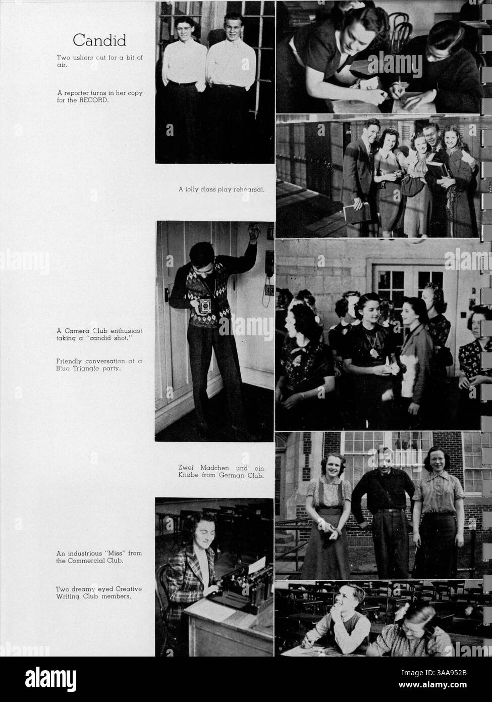 The 1939 Edison Yearbook, titled 'Wizard,' documents the students ...