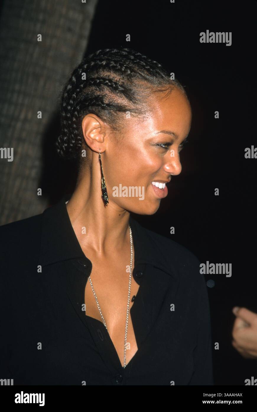 Nov 01, 2000; Los Angeles, CA, USA; Model TYRA BANKS at the 'Men of ...