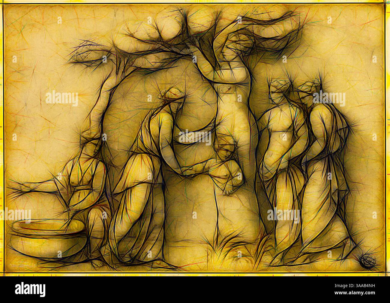 Composition conveys themes of connection hi-res stock photography and ...