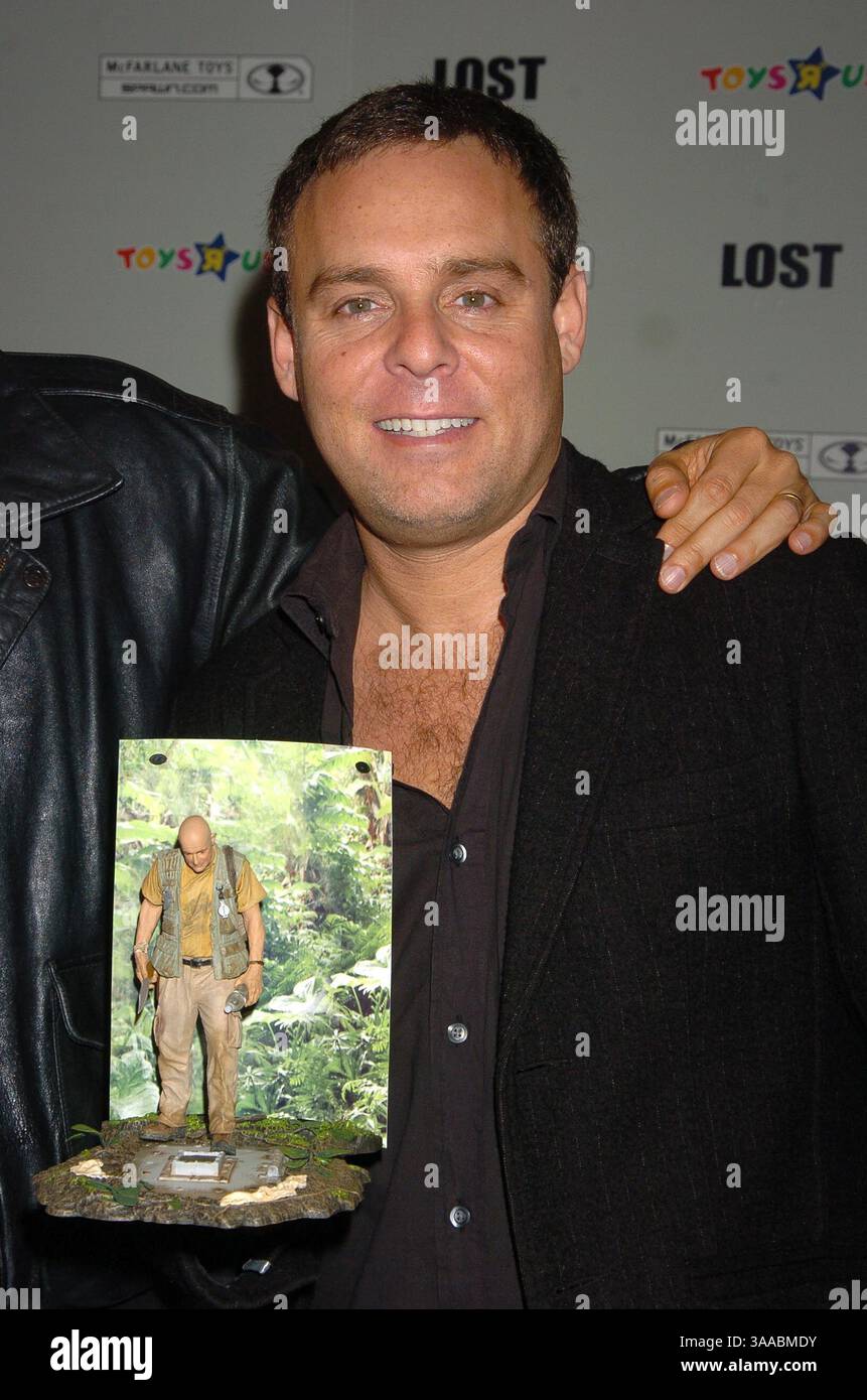 November 6, 2006, New York City. Actors Jorge Garcia and Bryan Burk ...