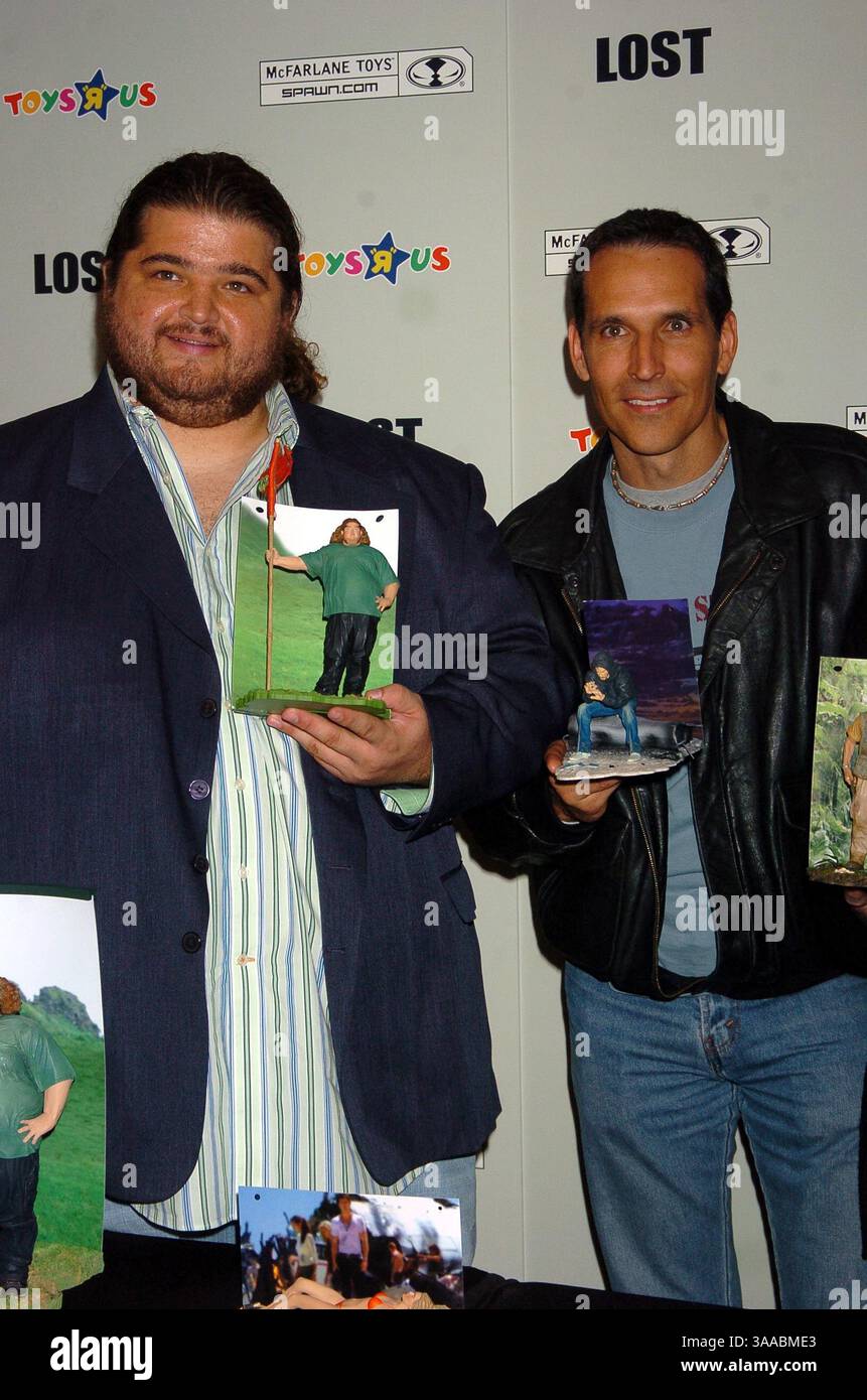 November 6, 2006, New York City. Actors Jorge Garcia and Bryan Burk ...