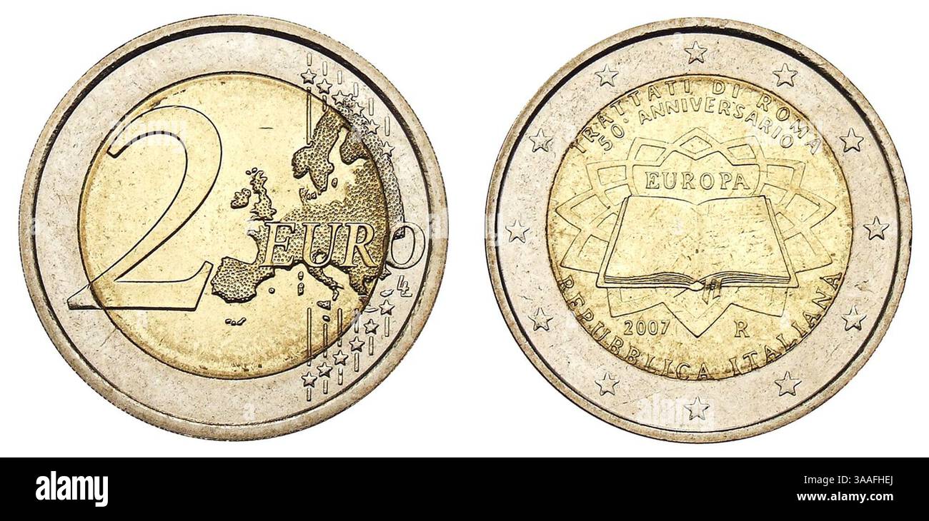 Italien- 2007 Römische Verträge - Münzkabinett, Berlin - 5532223. Stock Photo