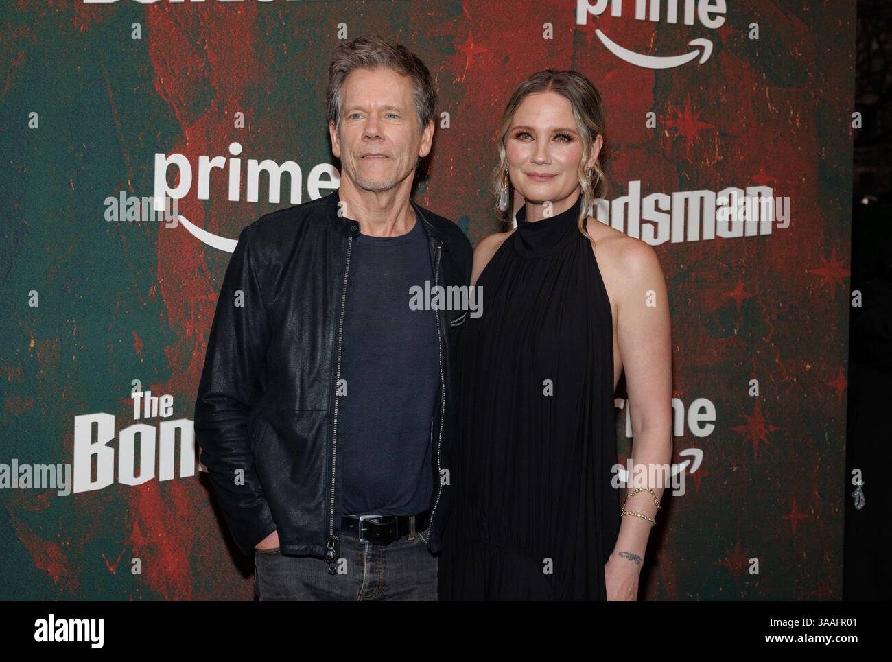 Kevin Bacon, left, and Jennifer Nettles attend the Prime Video
