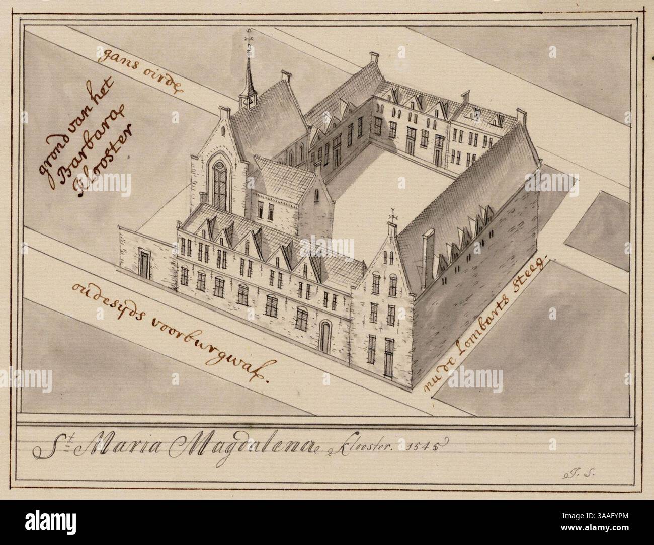 Jacobus Stellingwerff - Sint Maria Magdalenaklooster in Amsterdam in ...