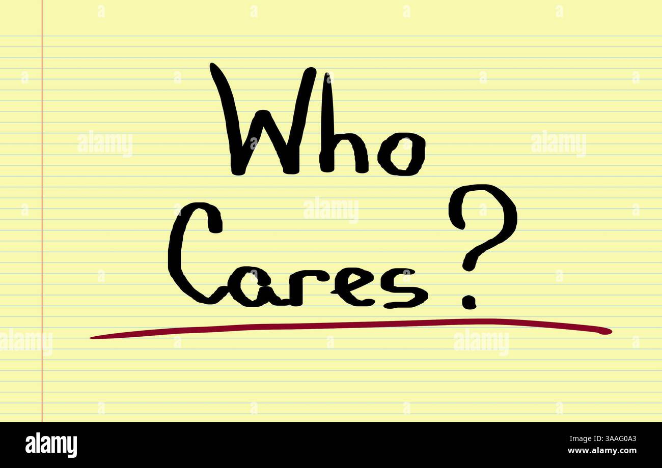 Who Cares Concept Stock Photo