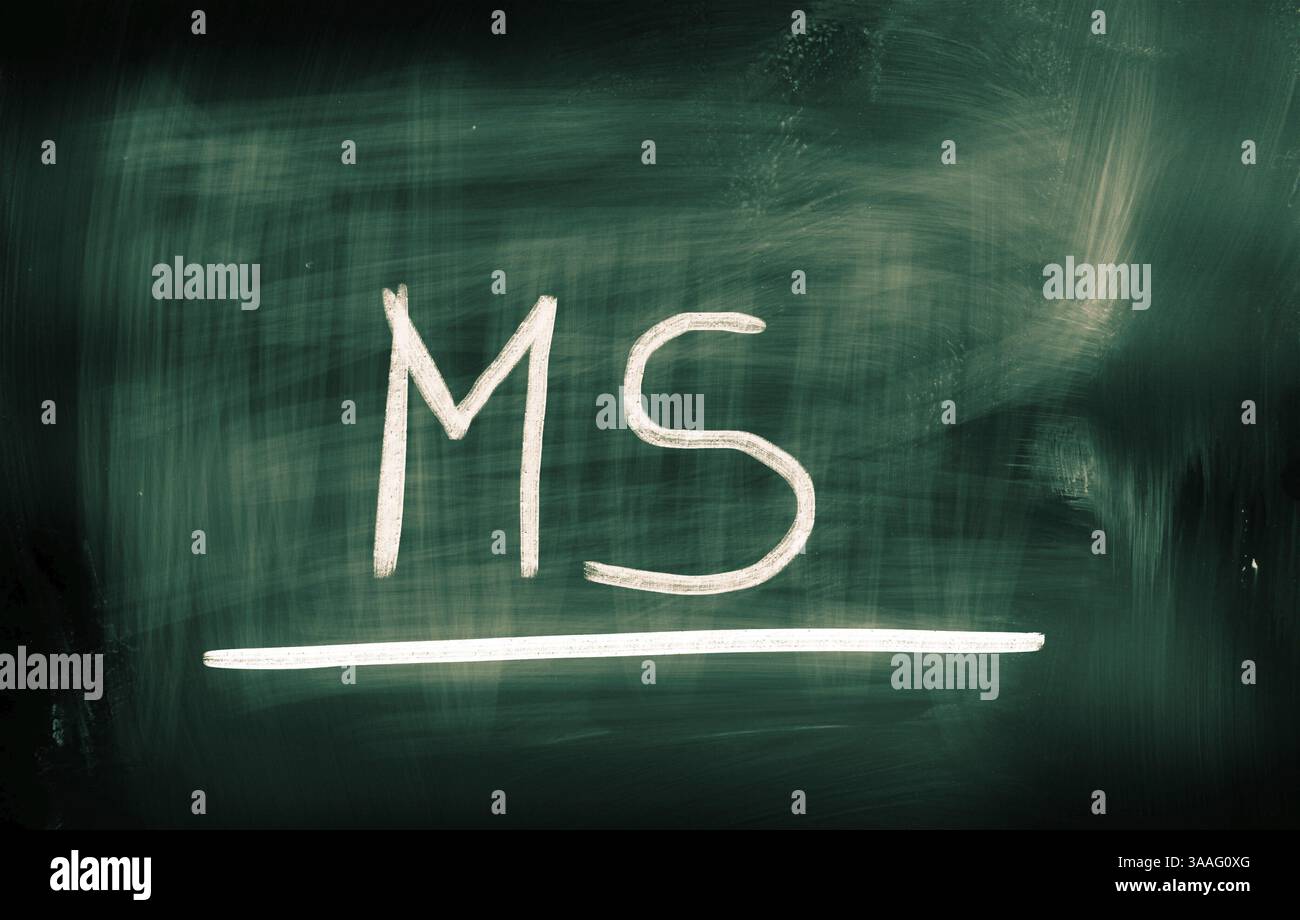 Multiple Sclerosis Concept Stock Photo