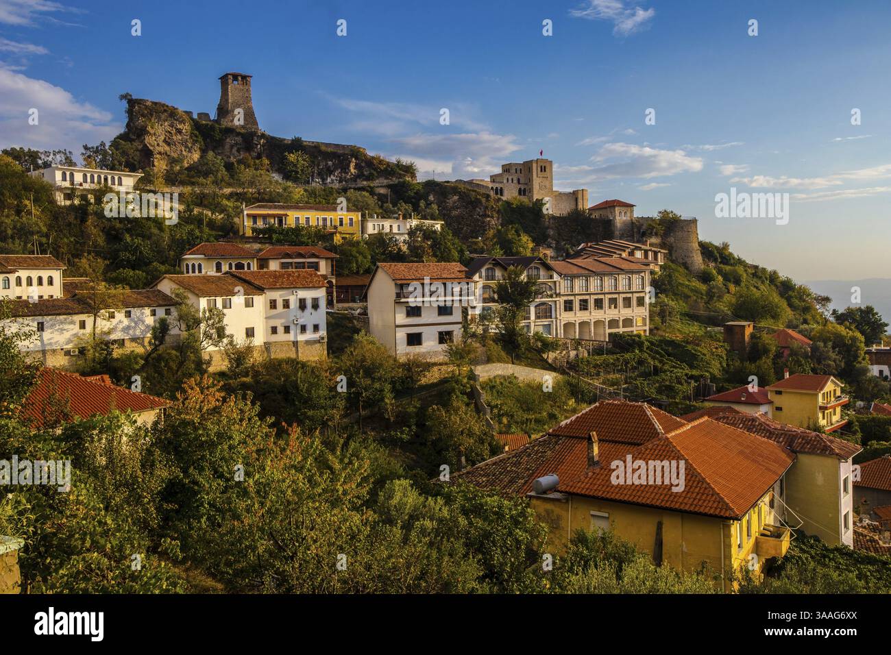 Castle Kruje, Kruje Albania, Skanderbeg Museum, Albania, Europe Stock Photo