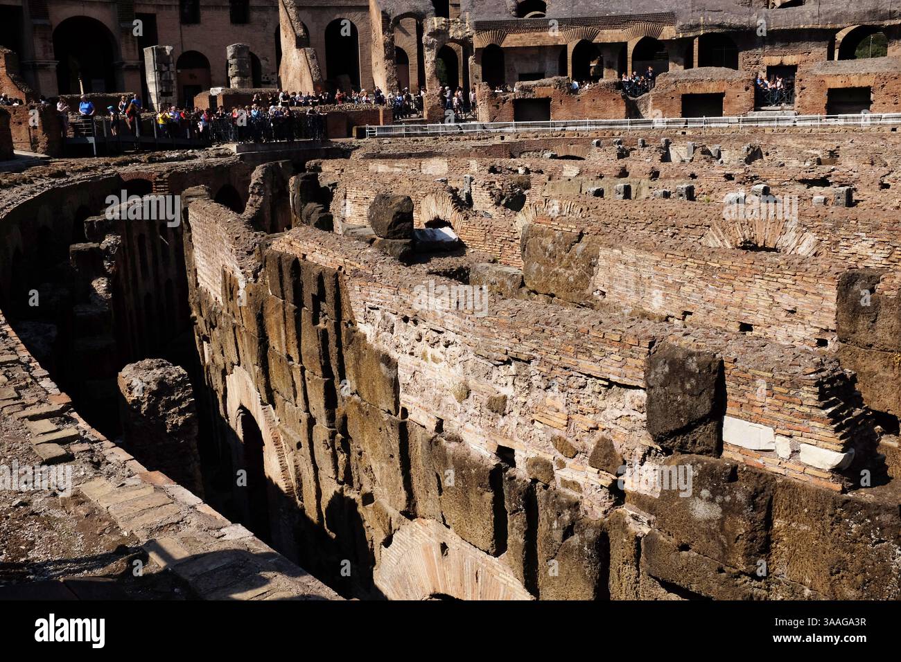 Amptitheatee Rome Walls of the colosseum amphitheater Rome Italy Stock Photo - Alamy