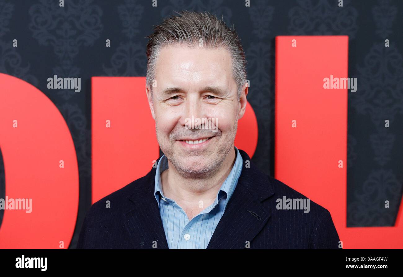 New York, United States. 31st Mar, 2025. Paddy Considine arrives on the ...