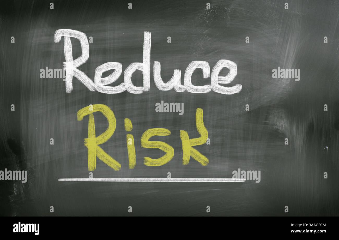 Reduce Risk Concept Stock Photo - Alamy