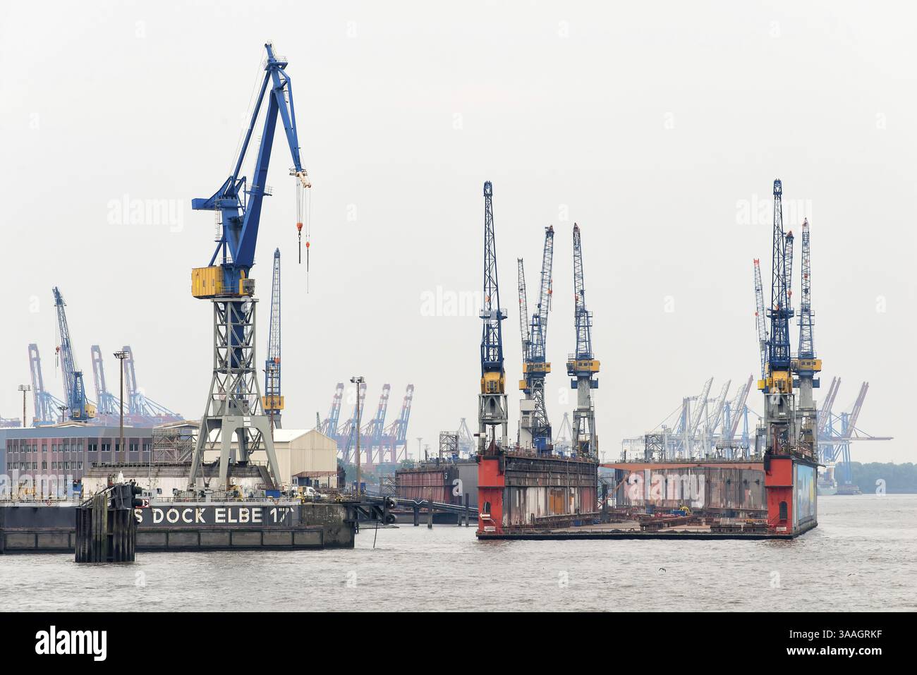Port of Hamburg Stock Photo