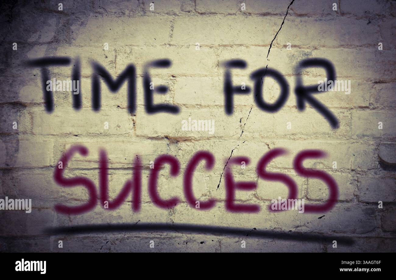 Time For Success Concept Stock Photo