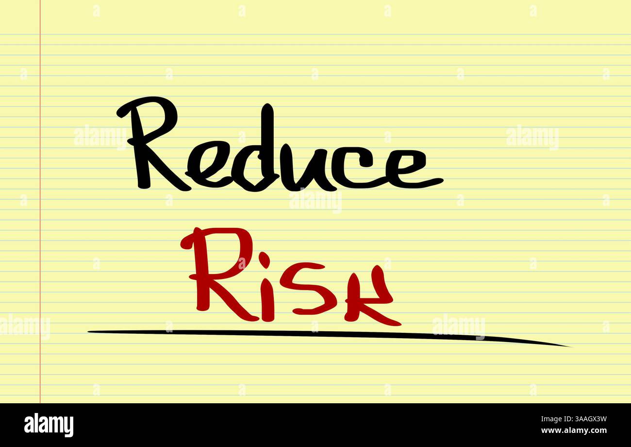Reduce Risk Concept Stock Photo - Alamy