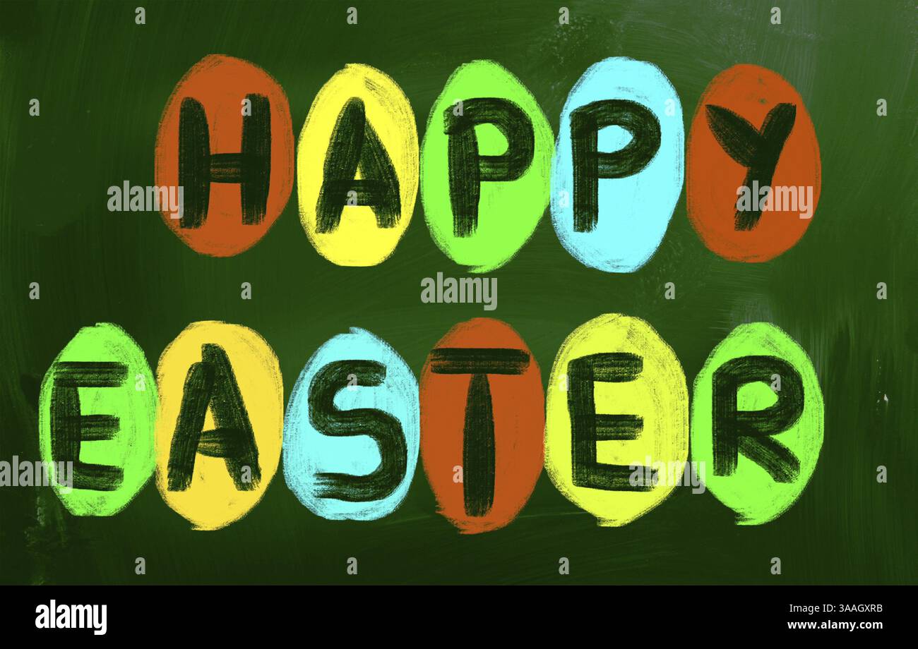Happy Easter Concept Stock Photo