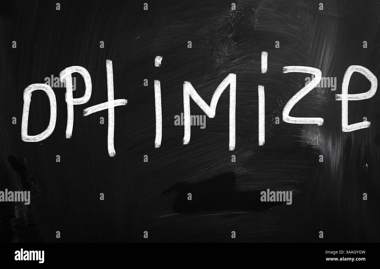 Optimize Stock Photo