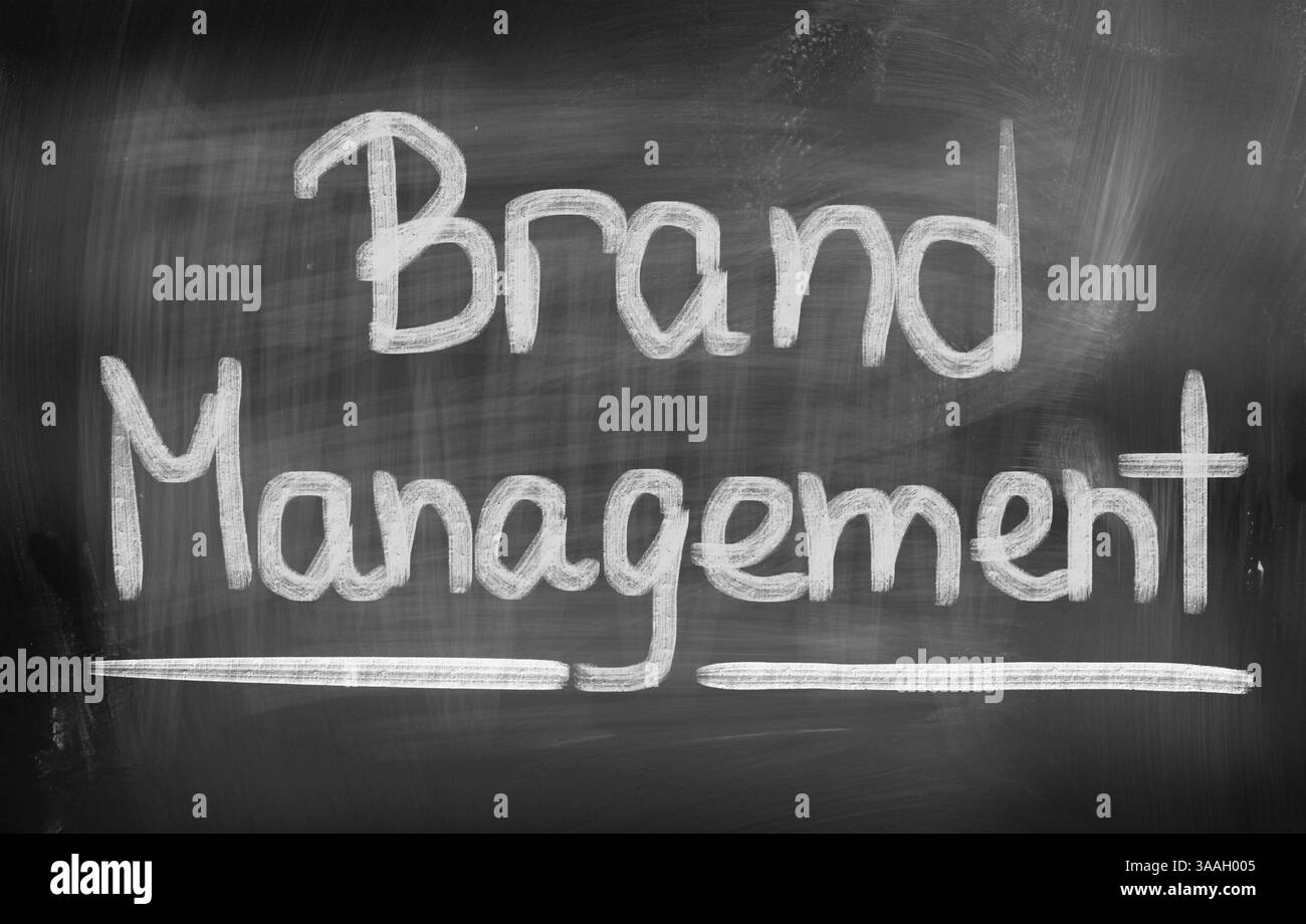Brand Management Concept Stock Photo