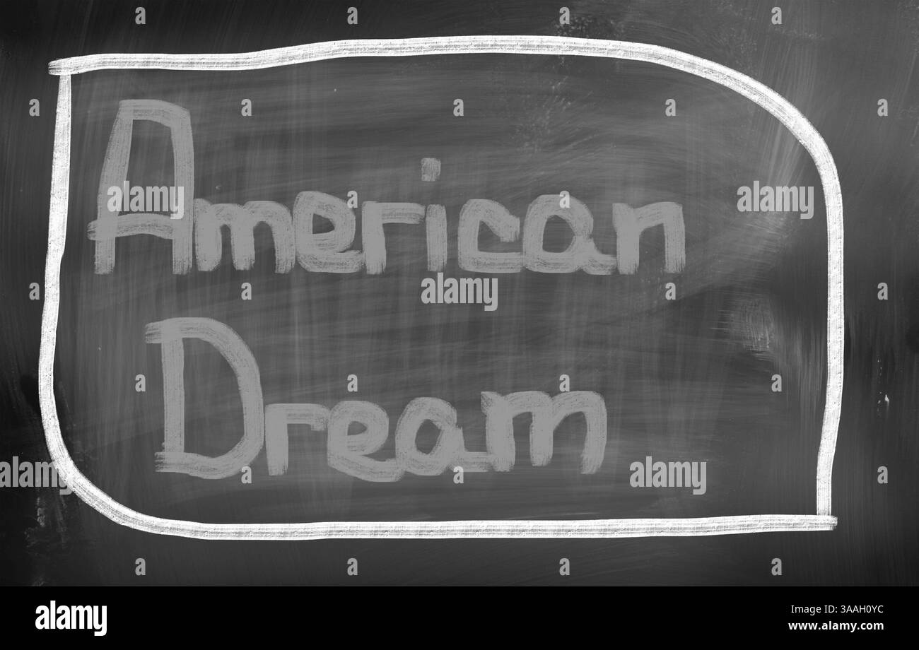 American Dream Concept Stock Photo Alamy