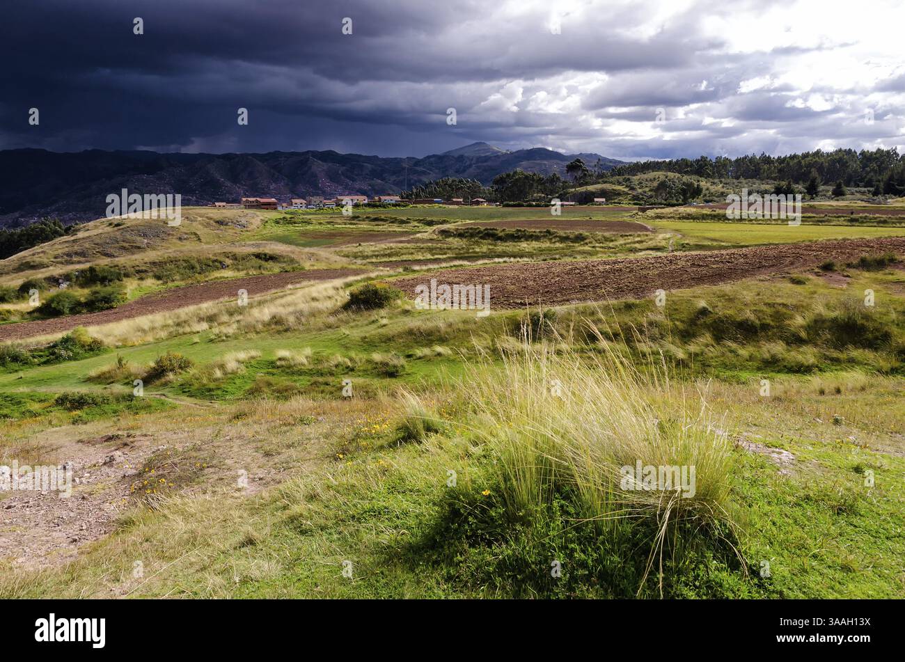 Andes in Peru Stock Photo - Alamy