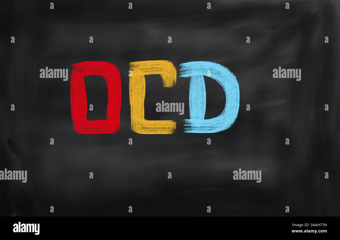 Obsessiveâ€“Compulsive Disorder Concept Stock Photo