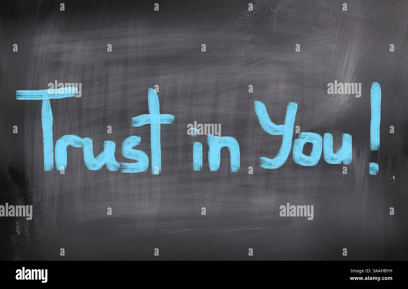 Trust In You Concept Stock Photo