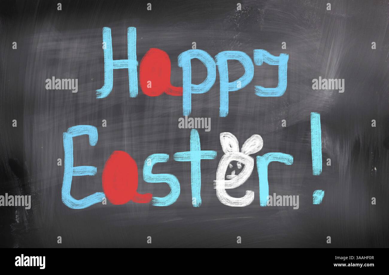 Happy Easter Concept Stock Photo