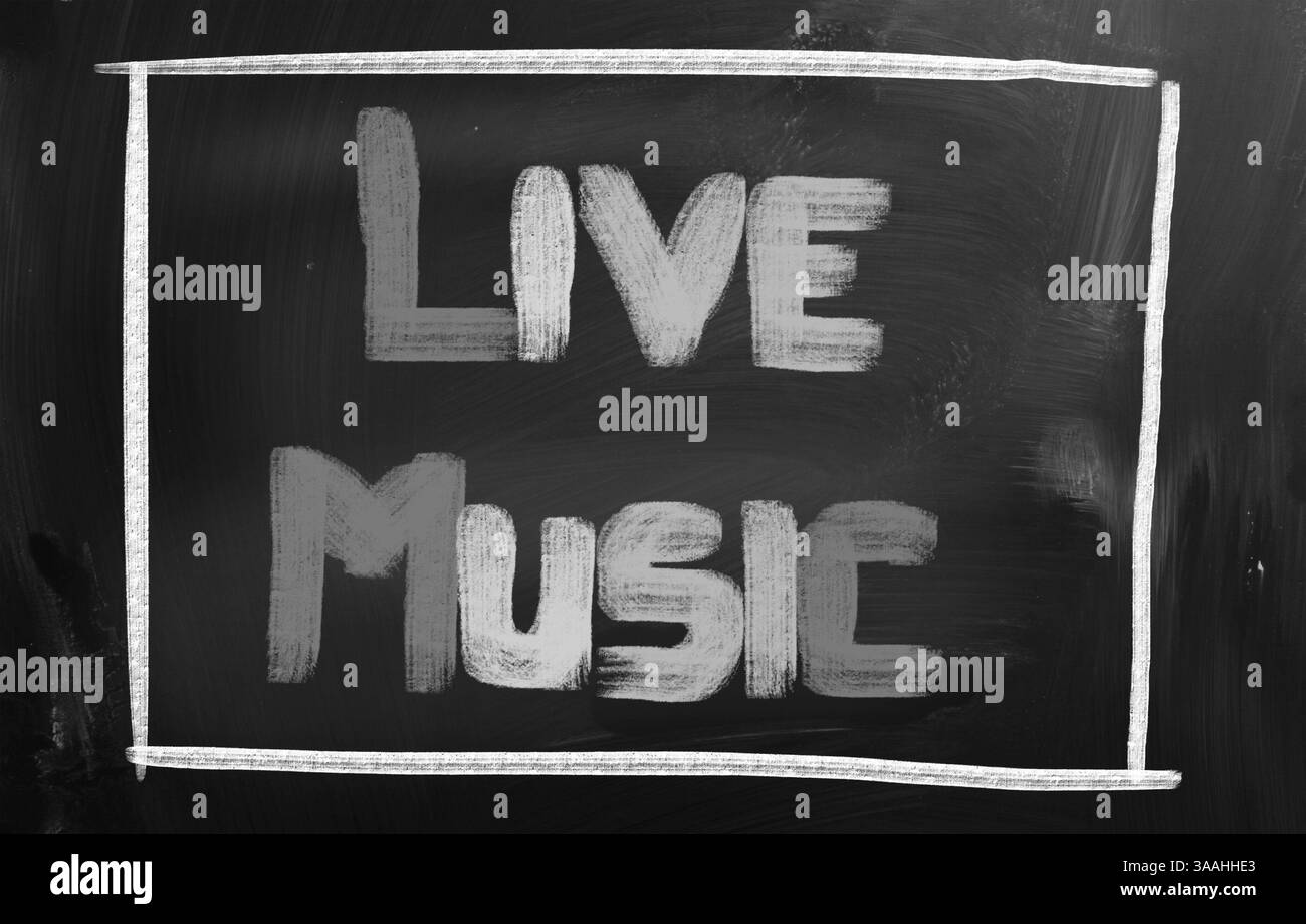 Live Music Concept Stock Photo Alamy