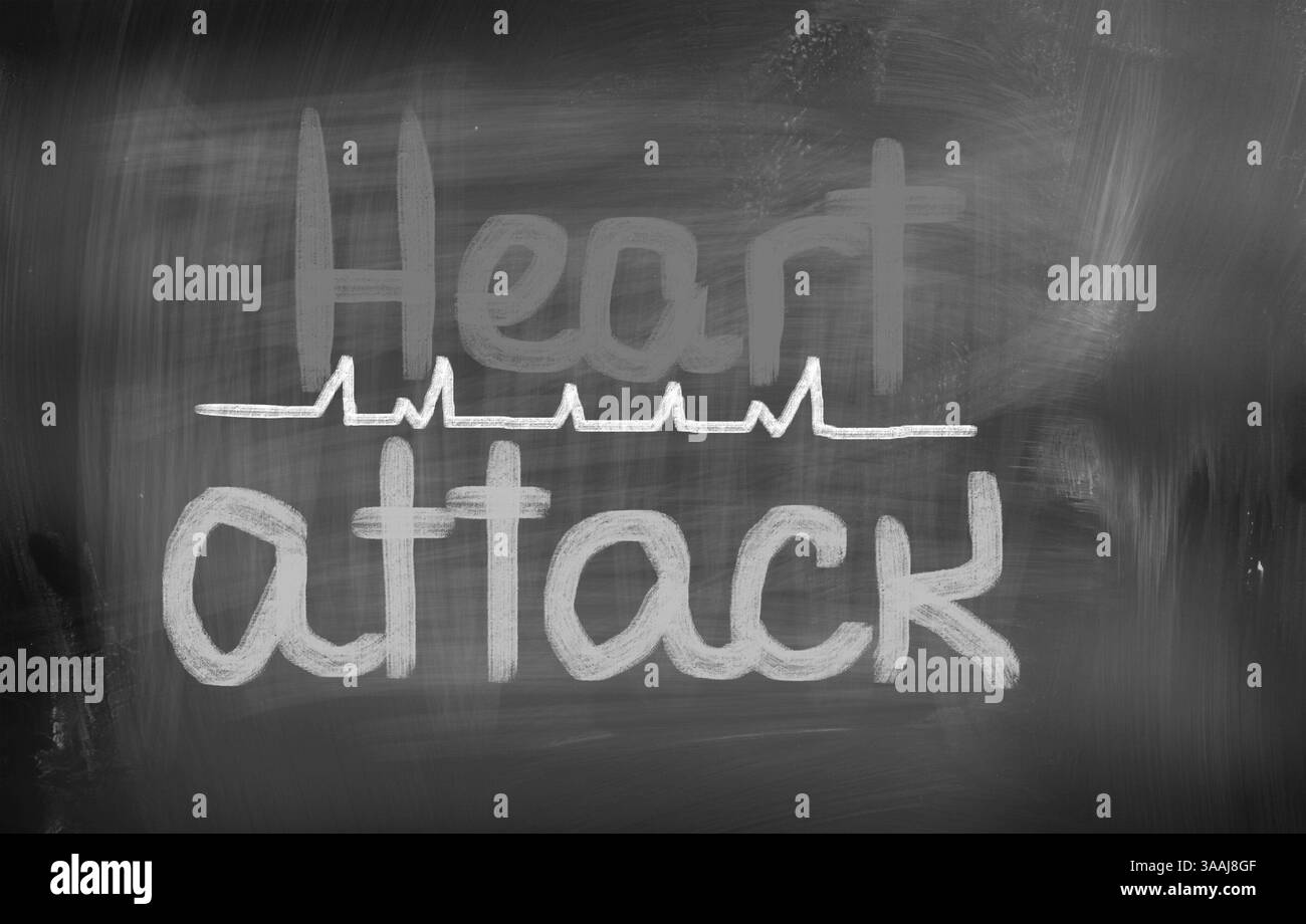 Heart attack concept stock photo alamy