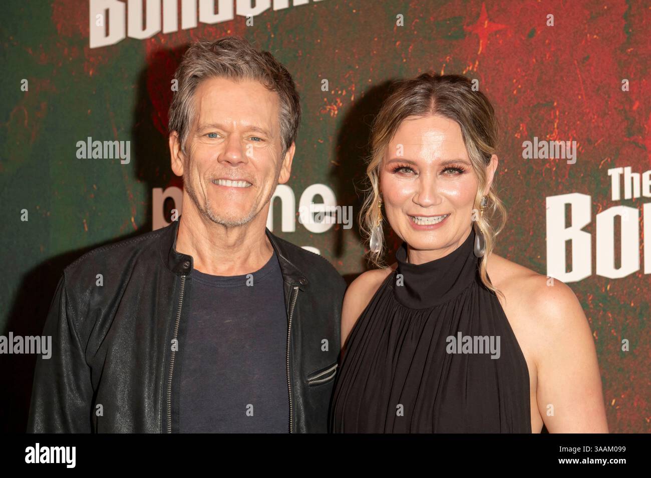 New York, United States. 31st Mar, 2025. Kevin Bacon and