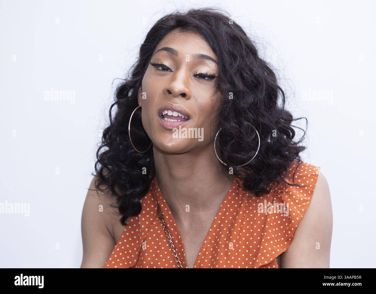 May 25, 2018 - New York, New York, USA - Mj Rodriguez stars in the FX Networks TV Seriesâ€œPOSEâ (Credit Image: © Armando Gallo/ZUMA Studio) Stock Photo