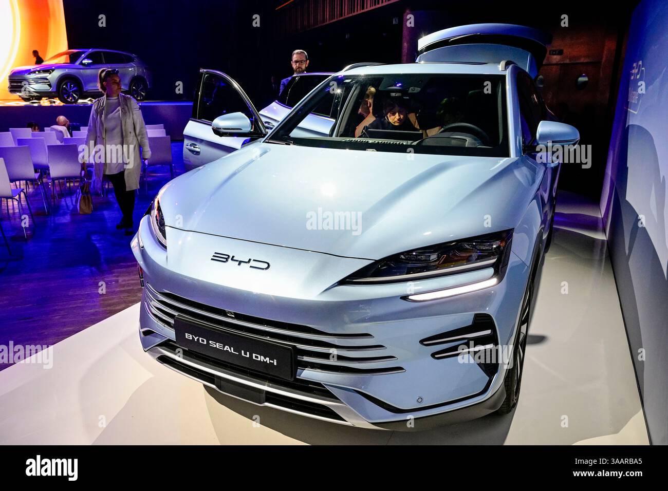Prague, Czech Republic. 01st Apr, 2025. Launch of the new BYD (Build ...