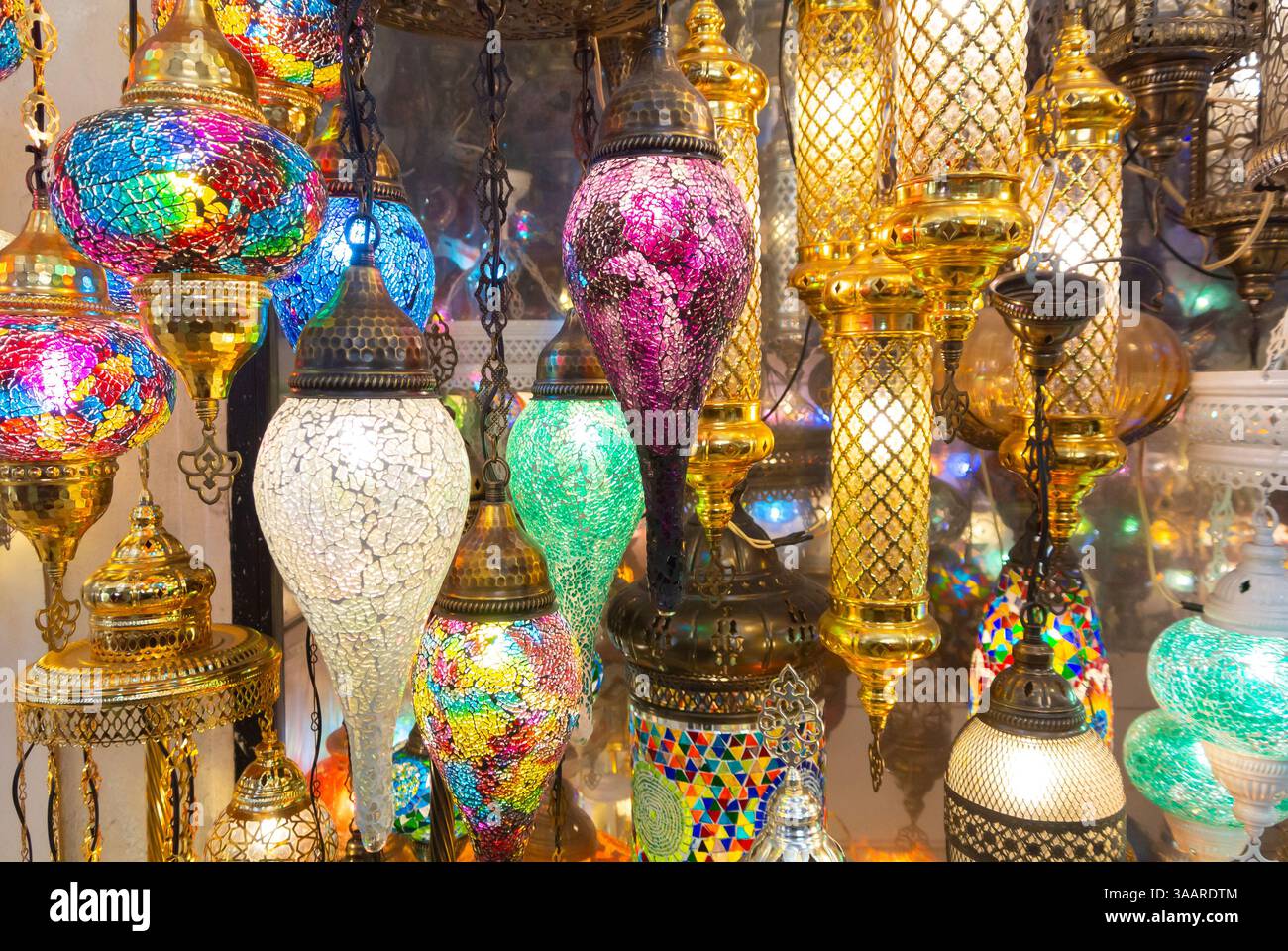 Mosaic lamps hi-res stock photography and images - Alamy