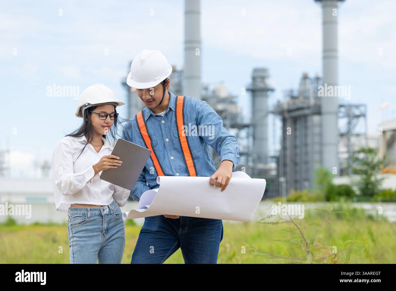 Refinery Project Manager Picture Examples Professional petroleum refinery engineer team working together meeting ...