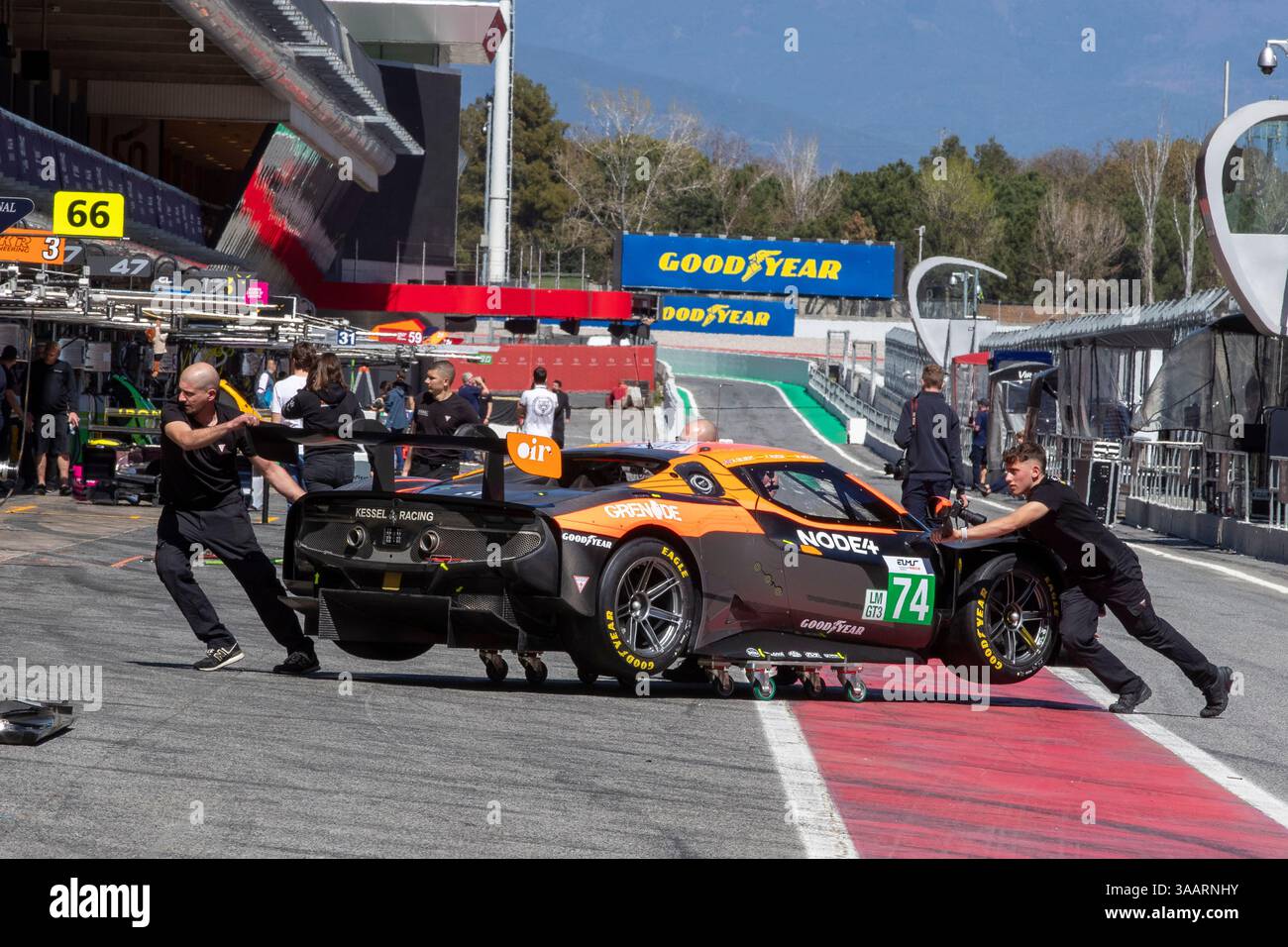 #74 Kessel Racing (CHE) Ferrari 296 (LMGT3) driven by Andrew Gilbert ...