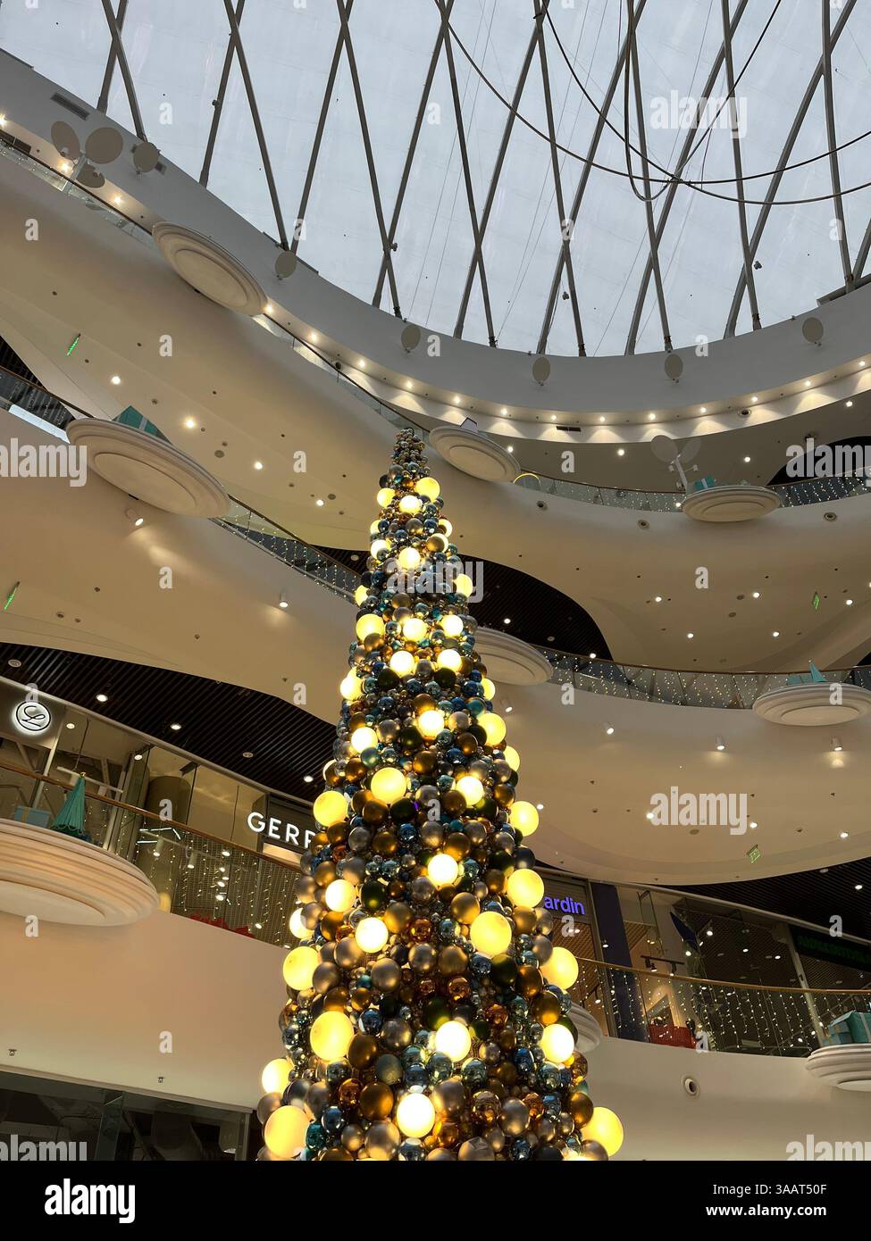 Christmas tree - Smartphone Captured Stock Image