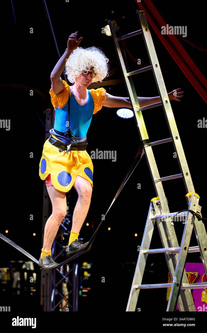 Tweedy’s Massive Circus  Underbelly Stock Photo