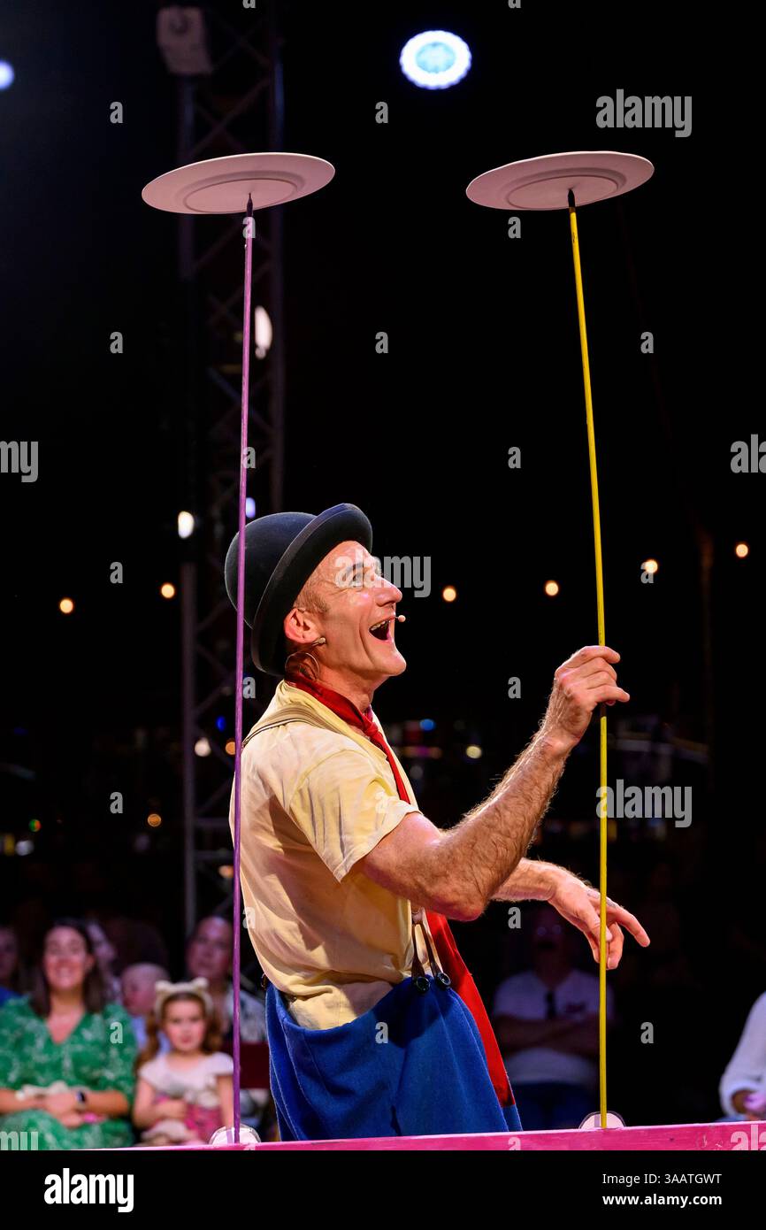 Tweedy’s Massive Circus  Underbelly Stock Photo