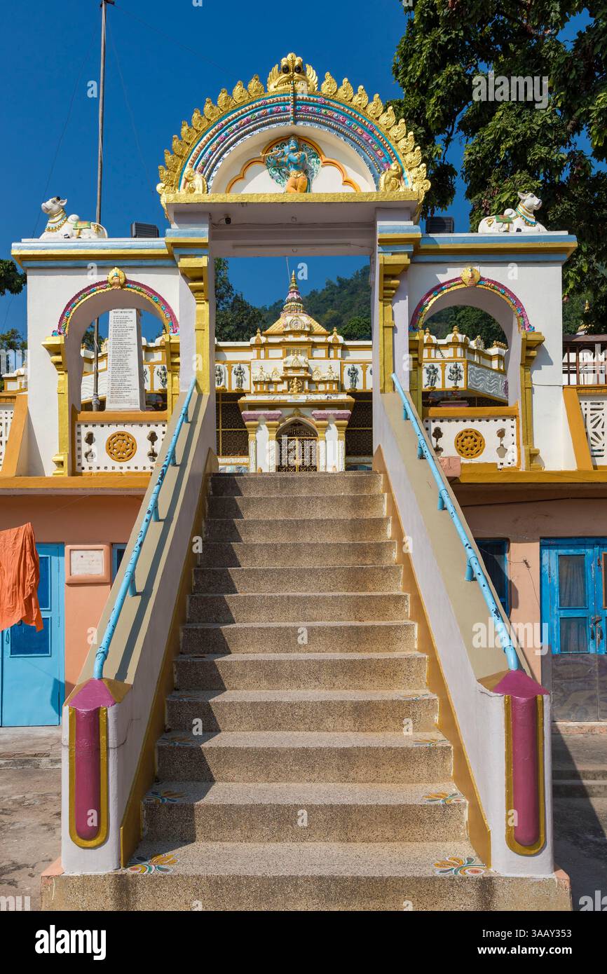India, Uttarakhand, Rishikesh, Sivananda Ashram Stock Photo - Alamy